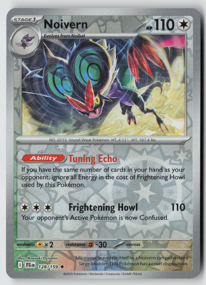 Noivern 128/159 SV09: Journey Together Rare Reverse Holo NM Anesaki Dynamic