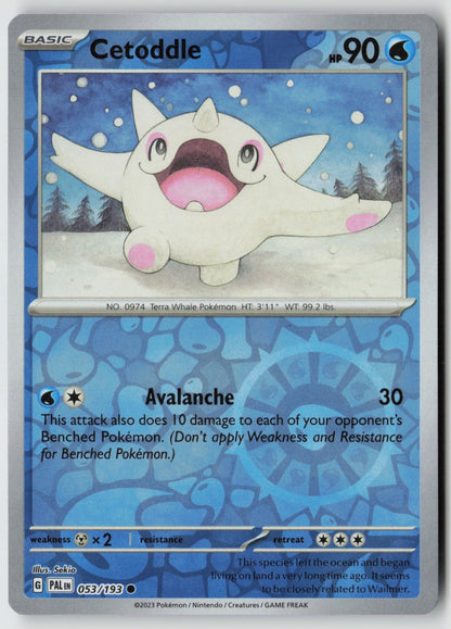 Cetoddle 053/193 SV02: Paldea Evolved Common Reverse Holo NM Sekio
