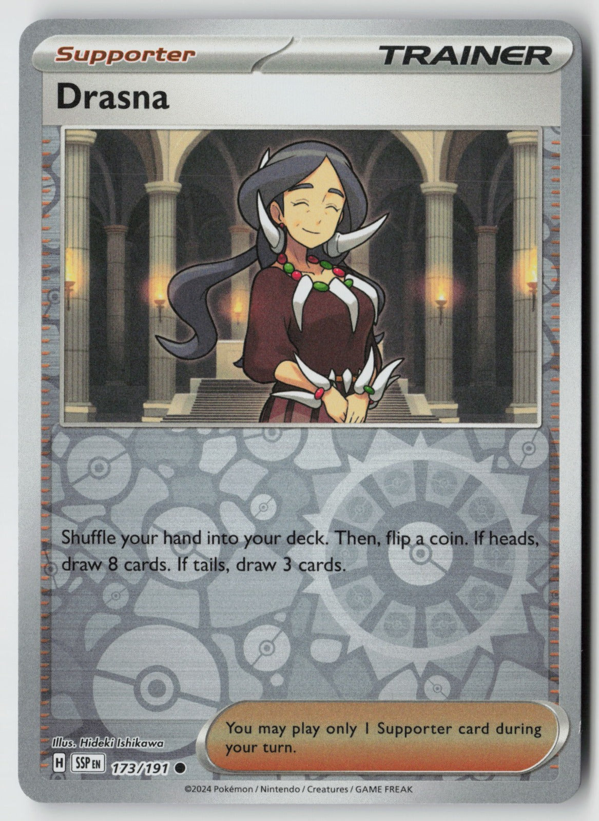 Drasna 173/191 SV08: Surging Sparks Common Reverse Holo NM Hideki Ishikawa