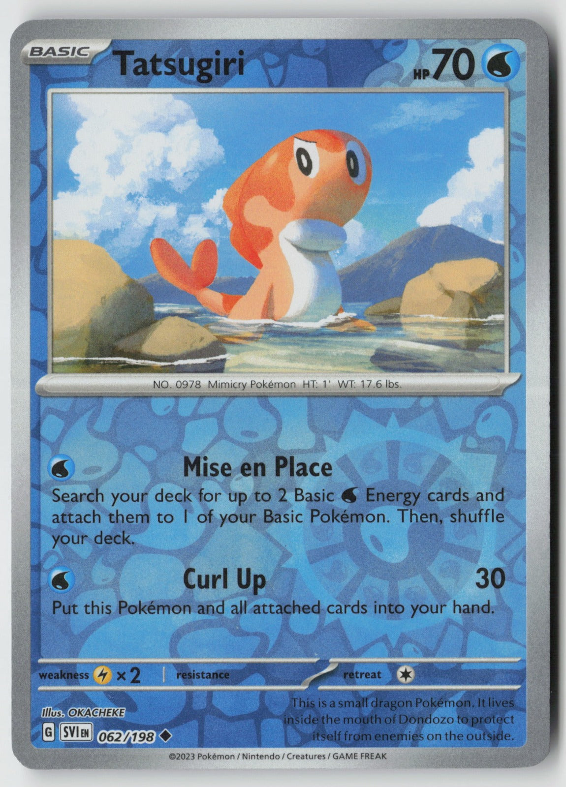Tatsugiri 062/198 SV01: Scarlet & Violet Base Set Uncommon Reverse Holo NM Kagem
