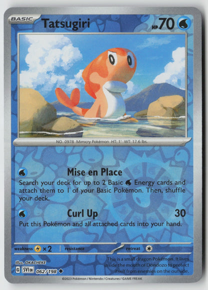 Tatsugiri 062/198 SV01: Scarlet & Violet Base Set Uncommon Reverse Holo NM Kagem