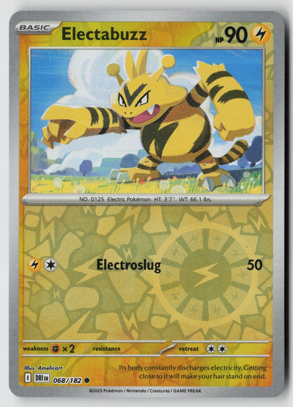 Electabuzz 068/182 SV10: Destined Rivals Common Reverse Holo NM Nurikabe