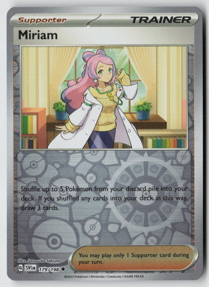 Miriam 179/198 SV01: Scarlet & Violet Base Set Uncommon Reverse Holo NM