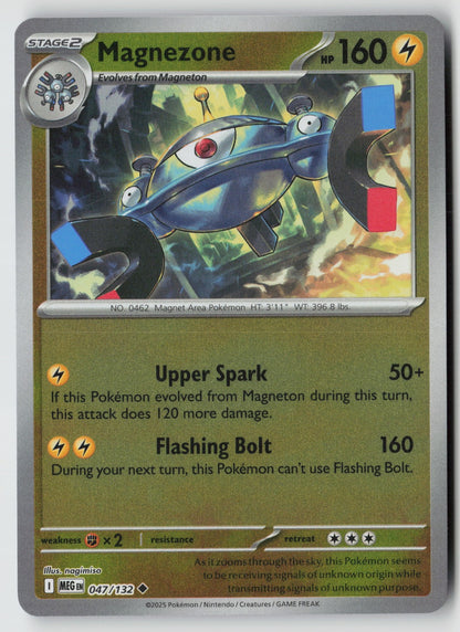 Magneton 046/132 ME01: Mega Evolution Common Reverse Holo NM Saboteri