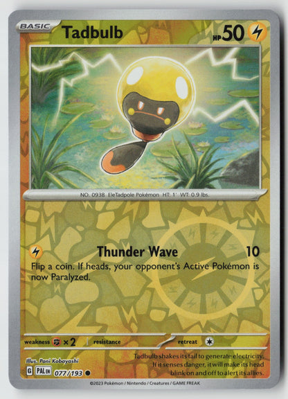 Tadbulb 077/193 SV02: Paldea Evolved Common Reverse Holo NM Pani Kobayashi