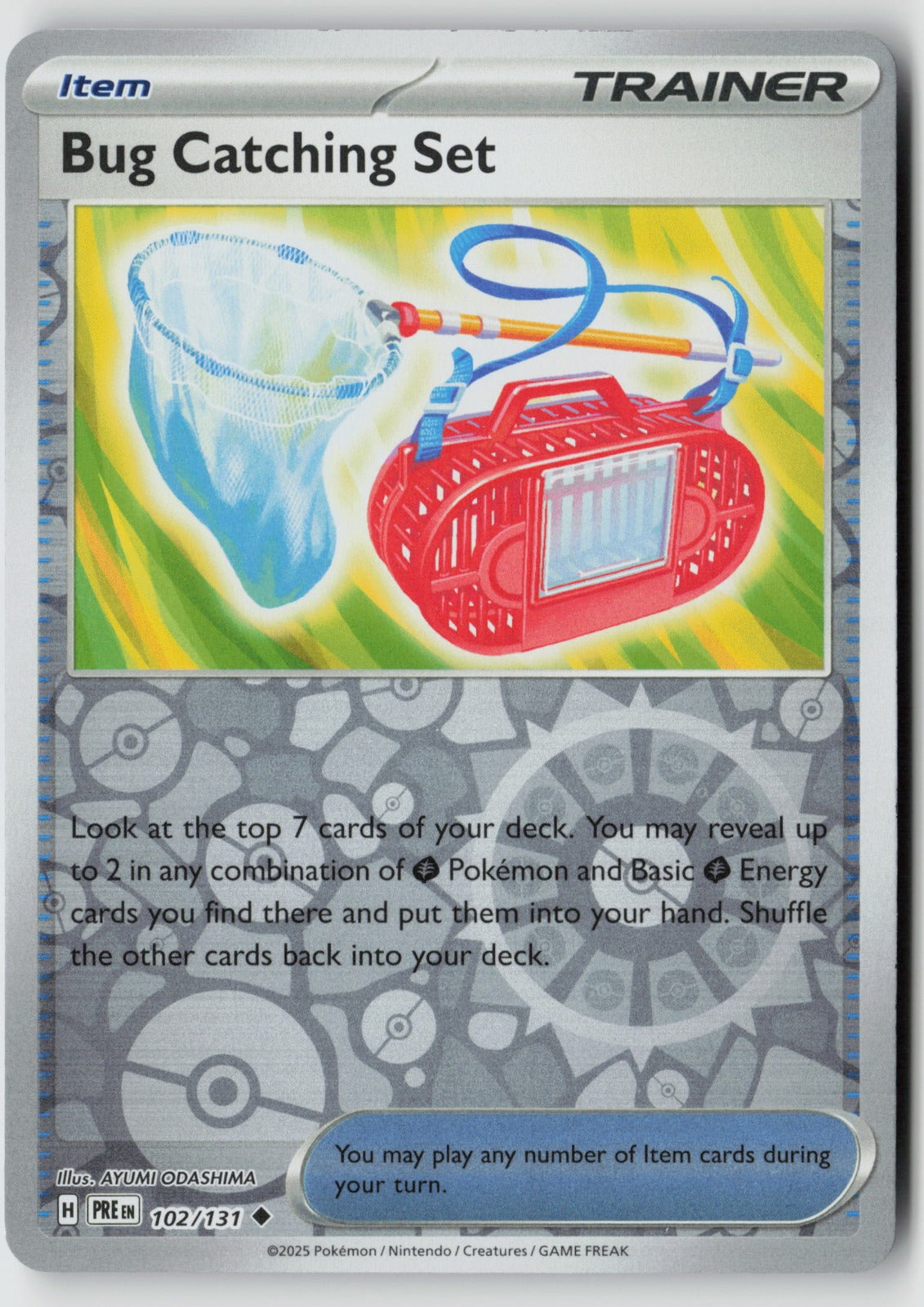 Bug Catching Set 102/131 SV: Prismatic Evolutions Uncommon Reverse Holo NM