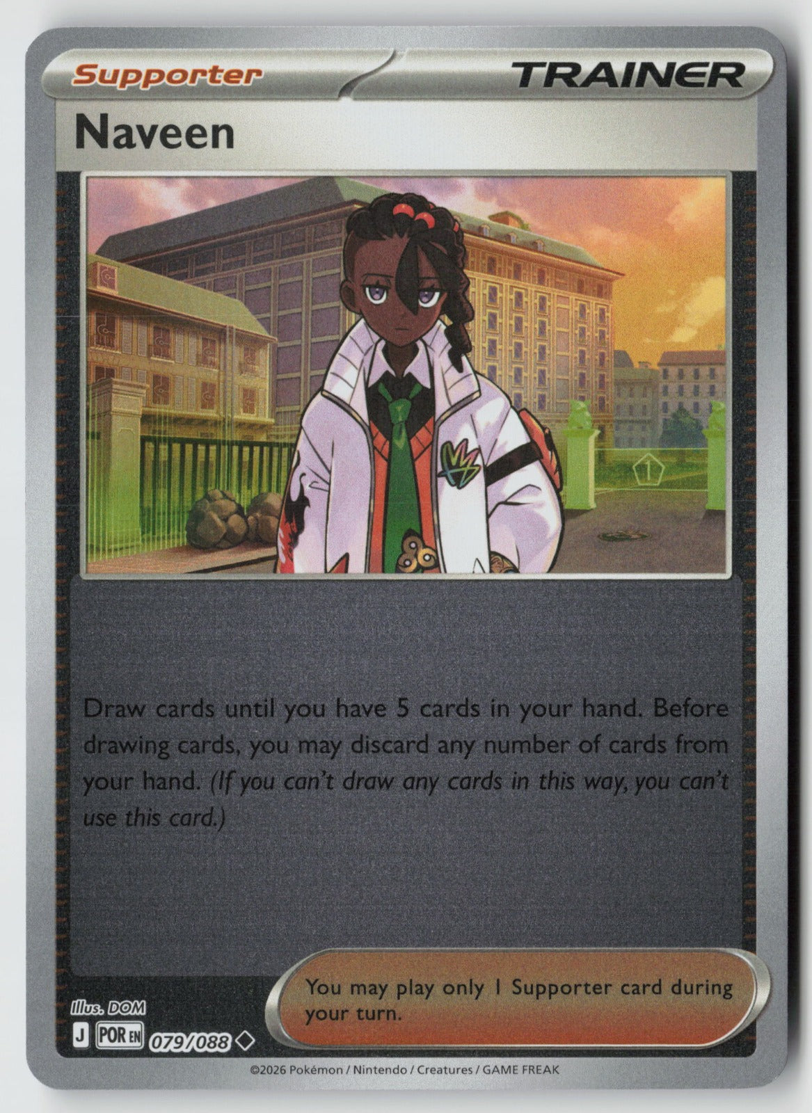 Naveen 079/088 ME03: Perfect Order Uncommon Reverse Holo NM DOM