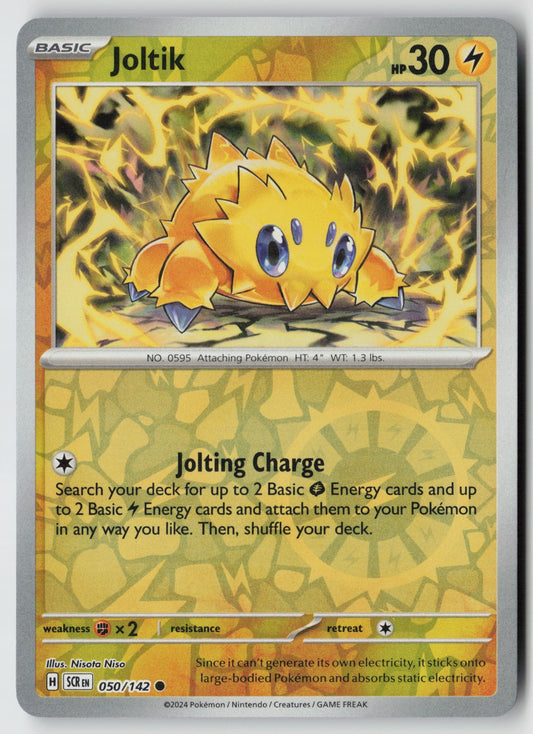 Joltik 050/142 SV07: Stellar Crown Common Reverse Holo NM Nisota Niso