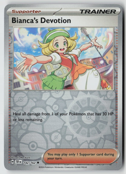 Bianca's Devotion 142/162 SV05: Temporal Forces Reverse Holo NM En Morikura