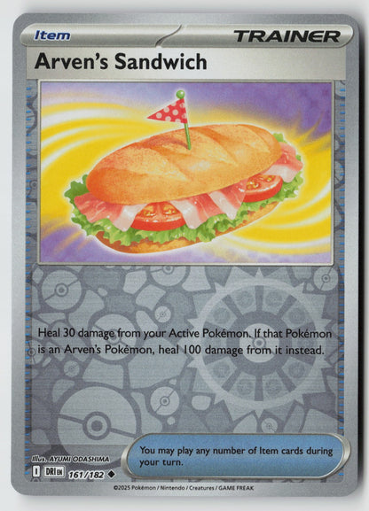Arven's Sandwich 161/182 SV10: Destined Rivals Uncommon Reverse Holo NM Teeziro