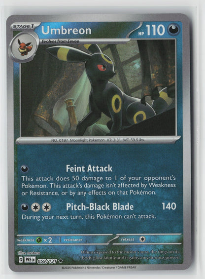 Umbreon (Poke Ball Pattern) 059/131 SV: Prismatic Evolutions Rare Holo NM matazo