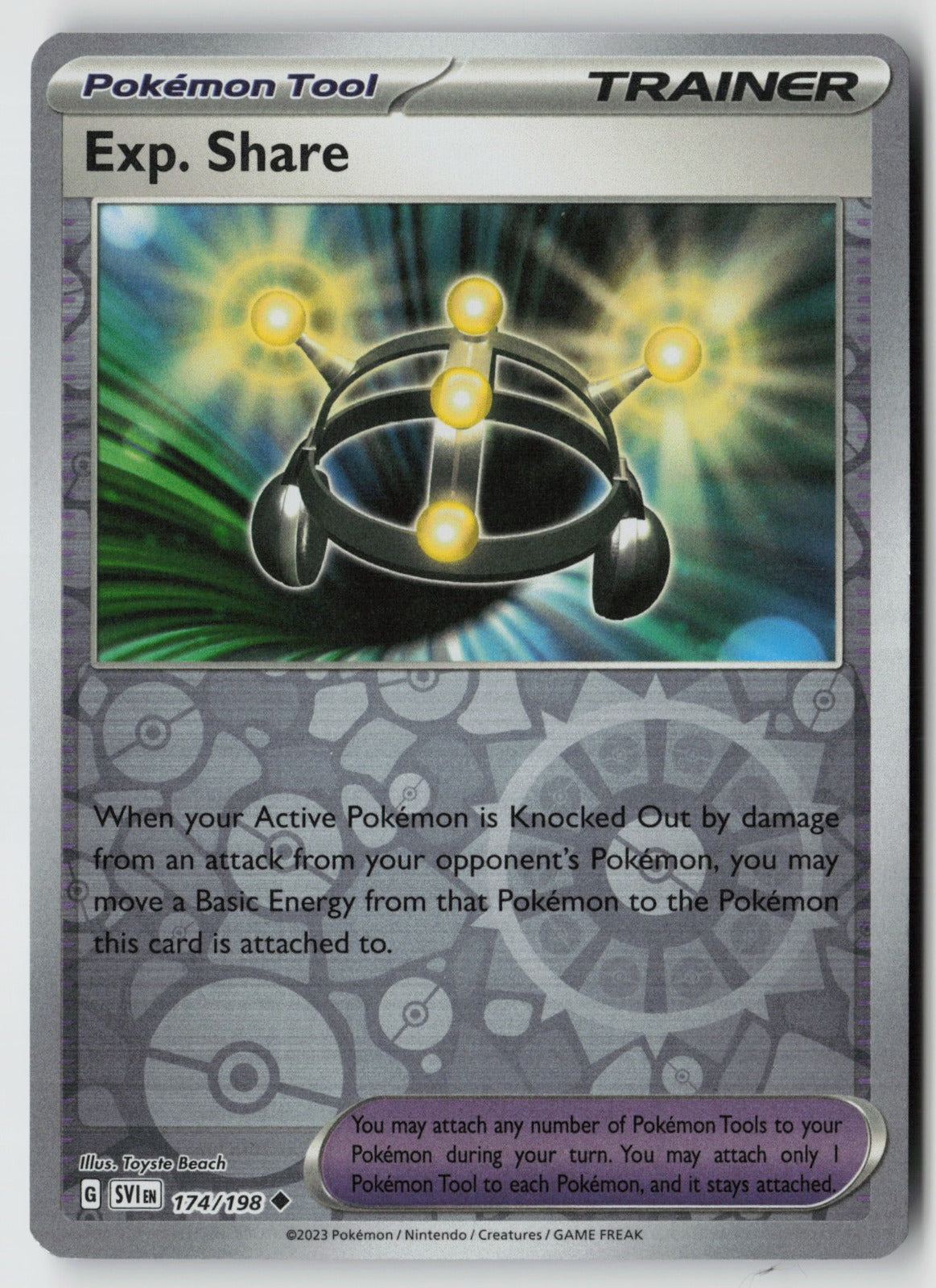 Exp. Share 174/198 SV01: Scarlet & Violet Base Set Uncommon Reverse Holo NM