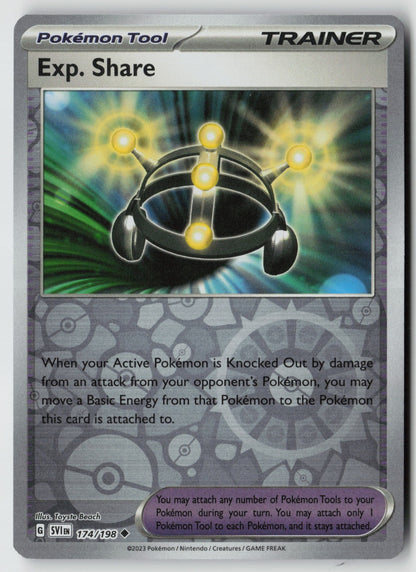 Exp. Share 174/198 SV01: Scarlet & Violet Base Set Uncommon Reverse Holo NM