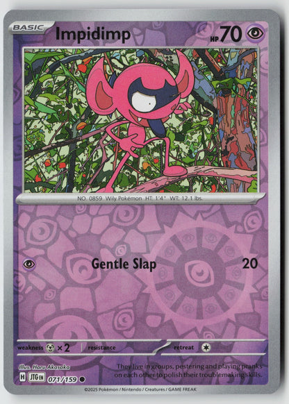 Impidimp 071/159 SV09: Journey Together Common Reverse Holo NM Haru Akasaka