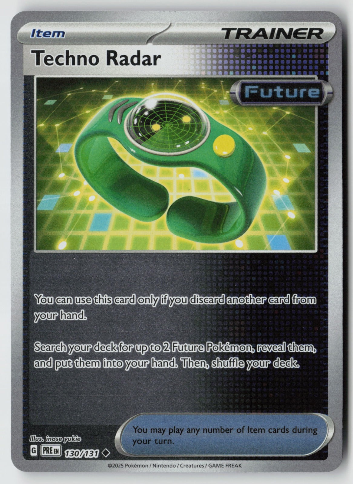Techno Radar 130/131 SV: Prismatic Evolutions Uncommon Reverse Holo NM