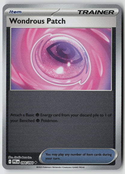 Wondrous Patch 094/094 ME02: Phantasmal Flames Uncommon Reverse Holo NM