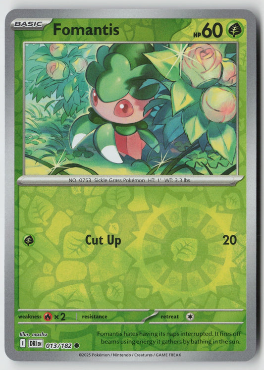 Fomantis 013/182 SV10: Destined Rivals Common Reverse Holo NM mashu