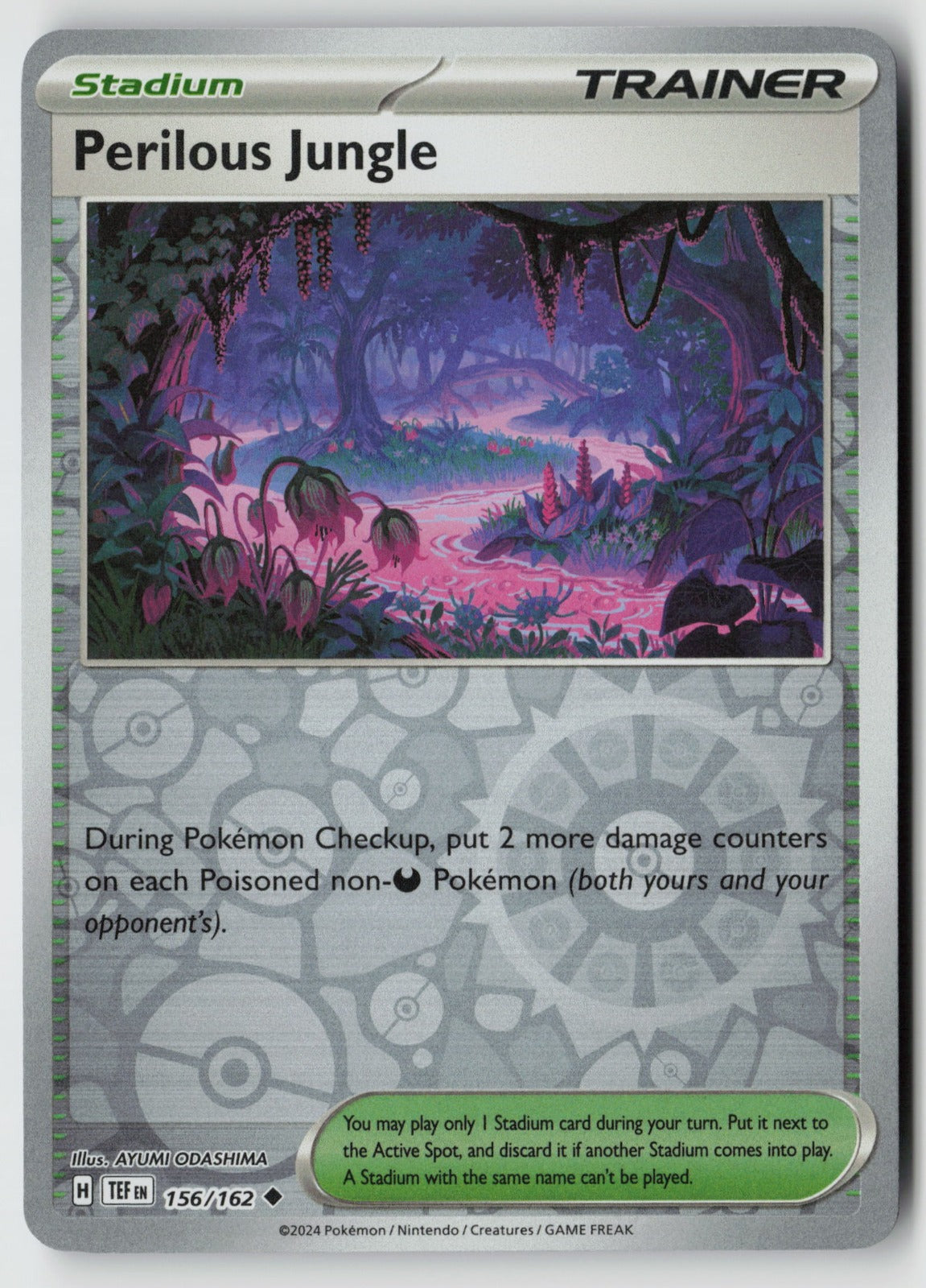 Perilous Jungle 156/162 SV05: Temporal Forces  Reverse Holo NM AYUMI ODASHIMA