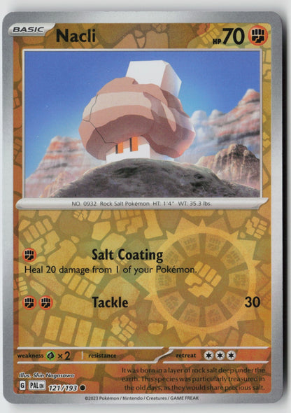 Nacli 121/193 SV02: Paldea Evolved Common Reverse Holo NM Shin Nagasawa