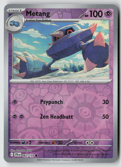 Metang 062/159 SV09: Journey Together Common Reverse Holo NM Oswaldo KATO