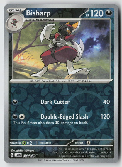 Bisharp 133/198 SV01: Scarlet & Violet Base Set Common Reverse Holo NM