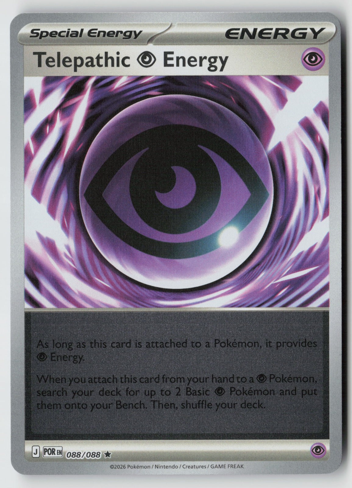 Telepathic Psychic Energy 088/088 ME03: Perfect Order Rare Reverse Holo NM