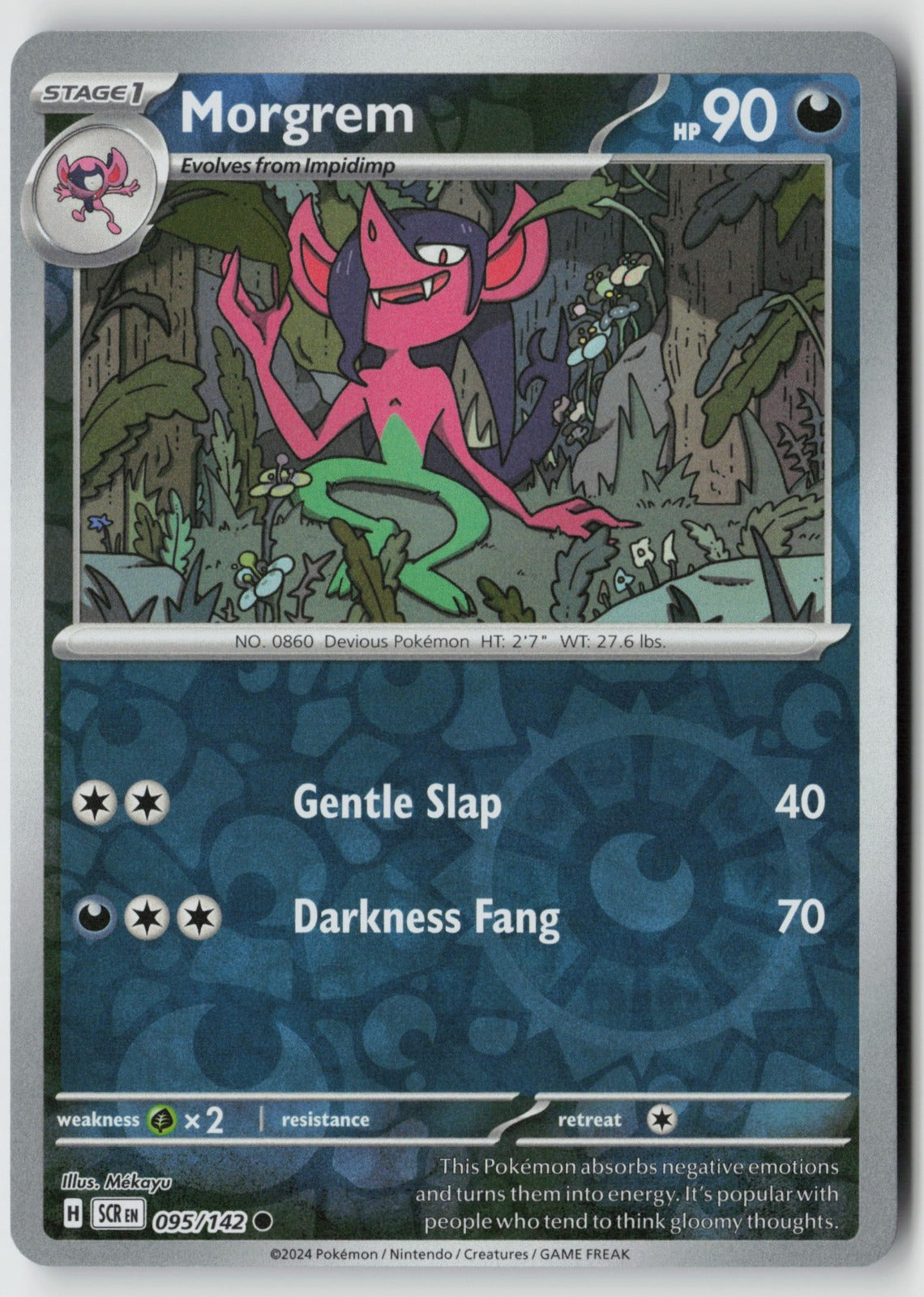 Morgrem 095/142 SV07: Stellar Crown Common Reverse Holo NM Mékayu