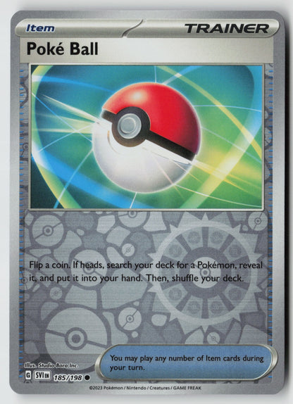 Poke Ball 185/198 SV01: Scarlet & Violet Base Set Common Reverse Holo NM
