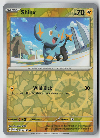 Shinx 069/193 SV02: Paldea Evolved Common Reverse Holo NM Oswaldo KATO
