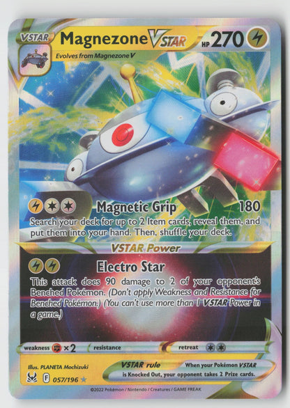 Magnezone VSTAR 057/196 SWSH11: Lost Origin Ultra Rare Holo NM PLANETA Mochizuki