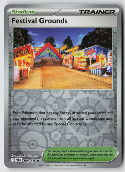 Festival Grounds 108/131 SV: Prismatic Evolutions Uncommon Reverse Holo NM