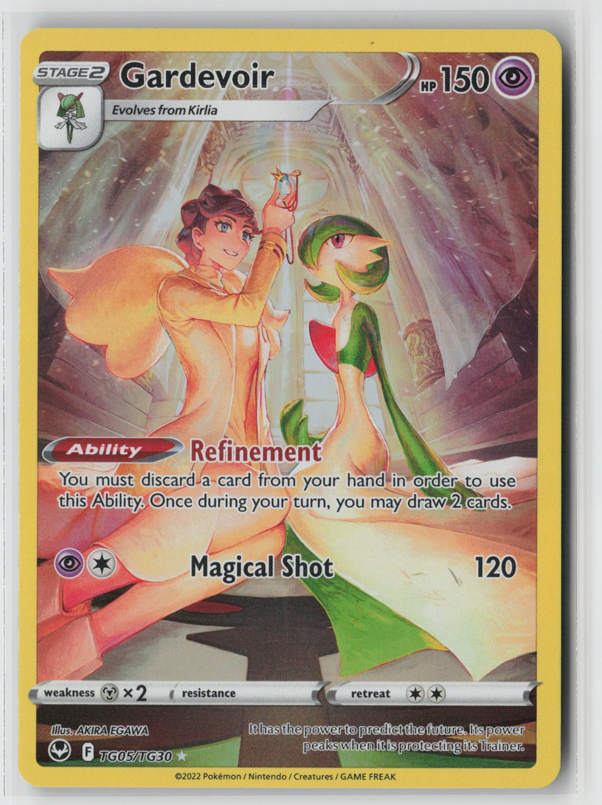 Gardevoir TG05/TG30 SWSH12: Silver Tempest Trainer Gallery Ultra Rare NM A EGAWA
