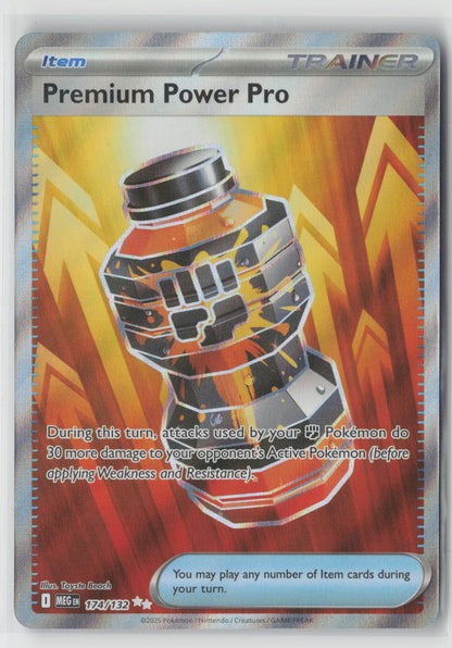 Premium Power Pro 174/132 ME01: Mega Evolution Ultra Rare Holo NM Toyste Beach