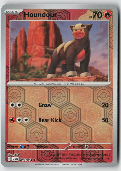 Houndour 007/064 SV: Shrouded Fable Common Reverse Holo NM REND