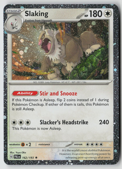 Slaking (Cosmos Holo) 162/193  Rare Holo NM N-DESIGN Inc