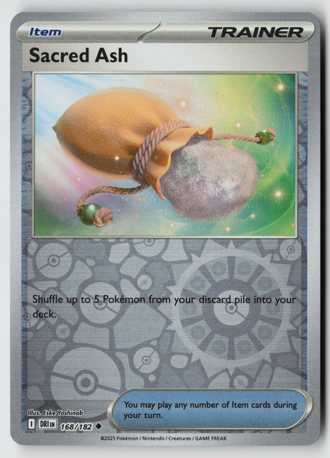 Sacred Ash 168/182 SV10: Destined Rivals Uncommon Reverse Holo NM Toyste Beach