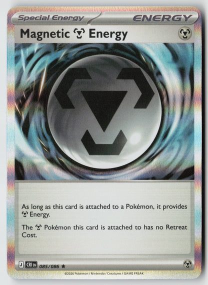 Magnetic Metal Energy 085/086 ME04: Chaos Rising Rare Holo NM