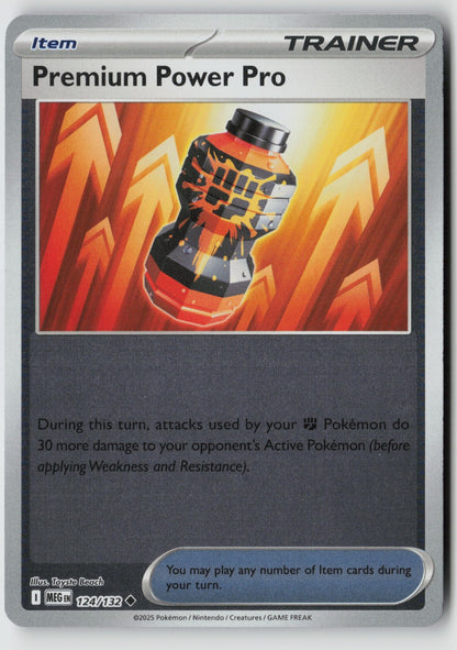 Premium Power Pro 124/132 ME01: Mega Evolution Uncommon Reverse Holo NM