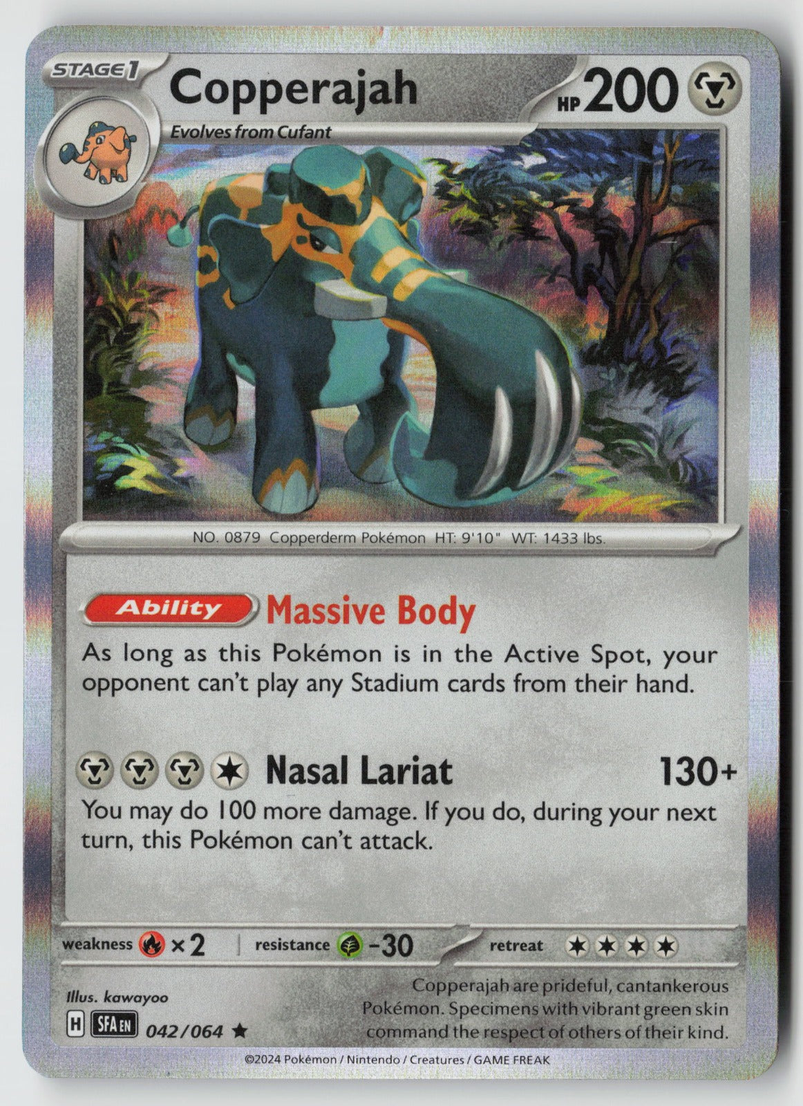 Copperajah 042/064 SV: Shrouded Fable Rare Holo NM kawayoo