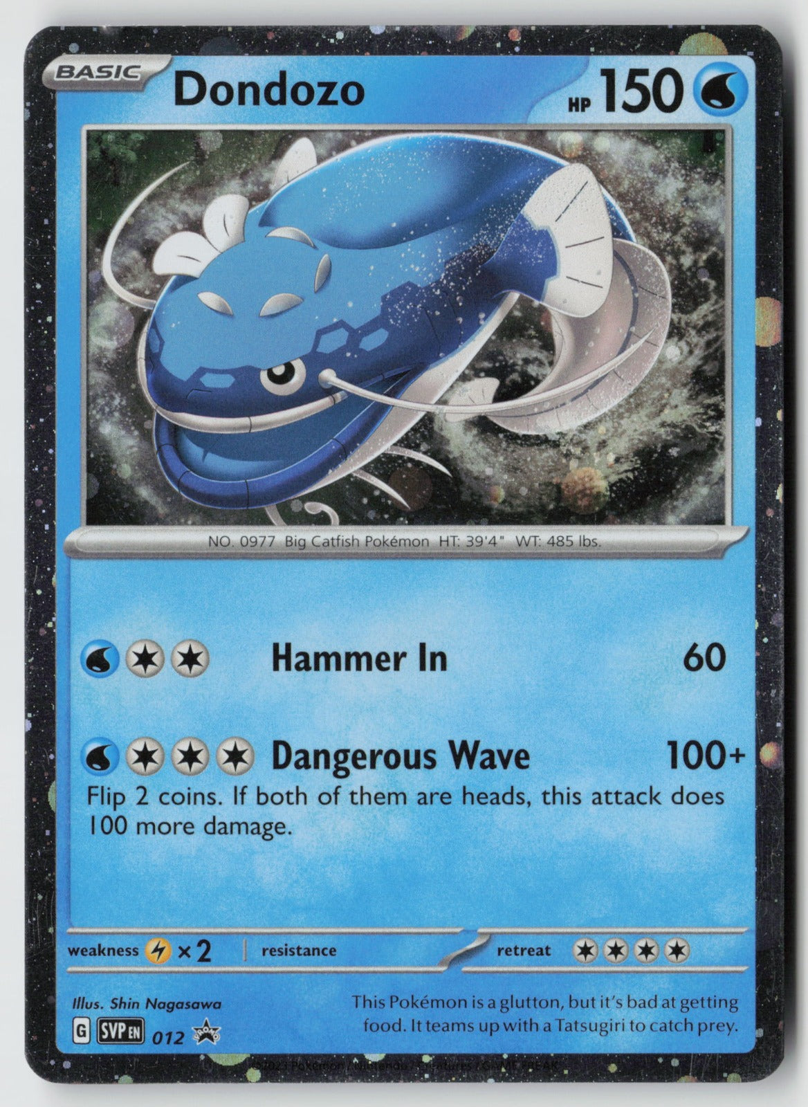 Dondozo (Cosmos Holofoil) 012 SV: Scarlet & Violet Promo Cards NM Nagasawa