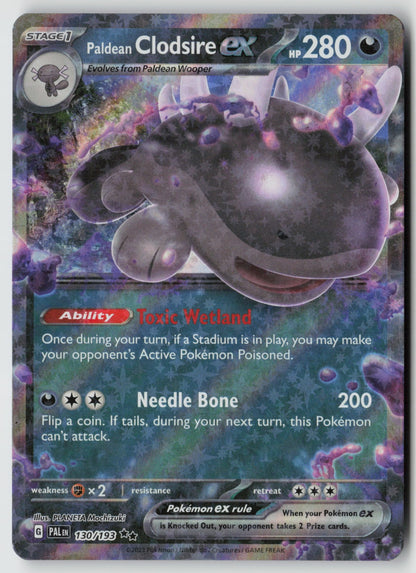 Paldean Clodsire ex 130/193 SV02: Paldea Evolved Double Rare Holo NM