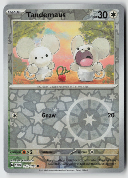 Tandemaus 159/198 SV01: Scarlet & Violet Base Set Common Reverse Holo NM Sekio