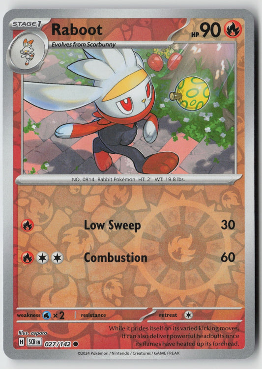 Raboot 027/142 SV07: Stellar Crown Common Reverse Holo NM aspara