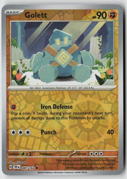 Golett 087/162 SV05: Temporal Forces Common Reverse Holo NM miki kudo