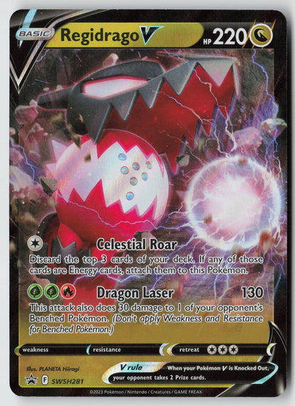 Regidrago V SWSH281 SWSH: Sword & Shield Promo Cards NM PLANETA Hiiragi
