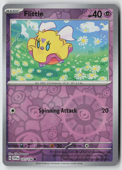 Flittle 101/198 SV01: Scarlet & Violet Base Set Common Reverse Holo NM