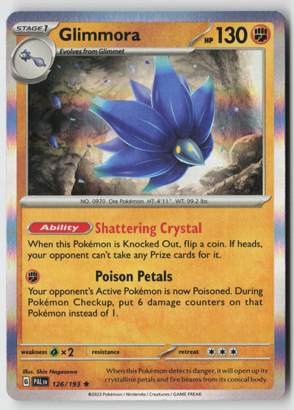 Glimmora 126/193 SV02: Paldea Evolved Rare Holo NM Shin Nagasawa