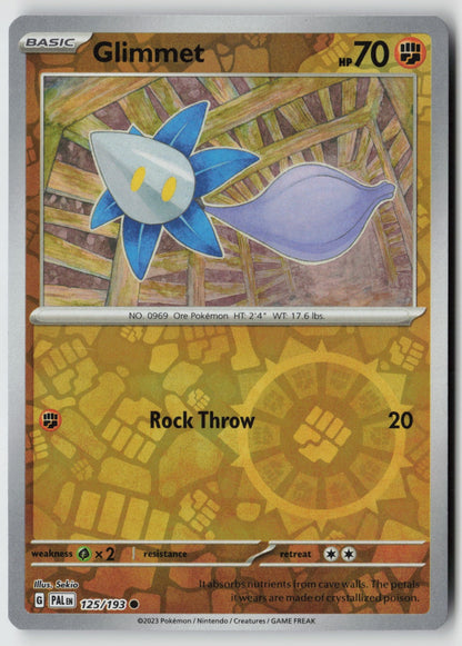 Glimmet 125/193 SV02: Paldea Evolved Common Reverse Holo NM Sekio