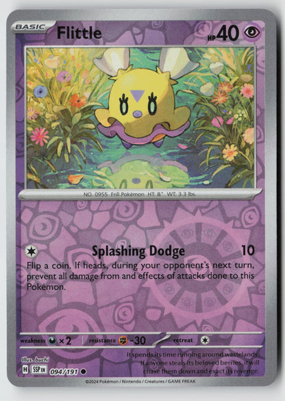 Flittle 094/191 SV08: Surging Sparks Common Reverse Holo NM buchi