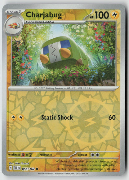 Charjabug 055/162 SV05: Temporal Forces Common Reverse Holo NM Misa Tsutsui